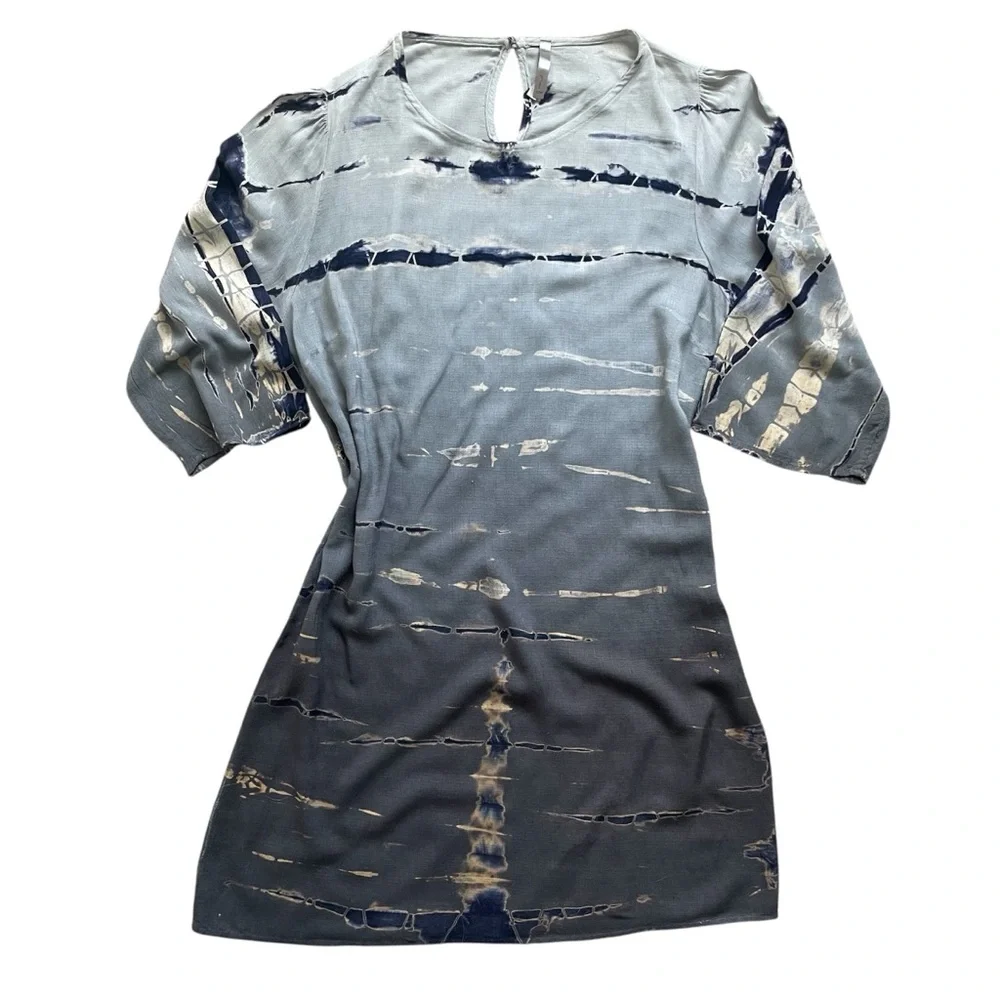 Mona b Tie Dye knee Length Boho Dress Size S - Picture 1 of 4